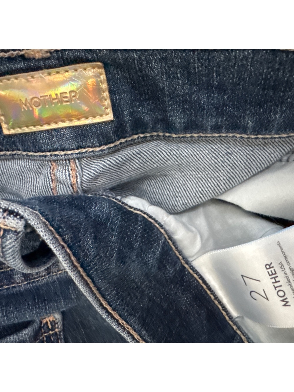 Mother Jeans The Insider Crop Step Fray in Girl Crush Size 27 - Picture 5 of 9